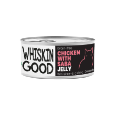 WhiskinGood Wet Food Chic w/Saba Jelly 70g, saba, cat Wet Food, WhiskinGood, cat Food, catsmart, Food, Wet Food